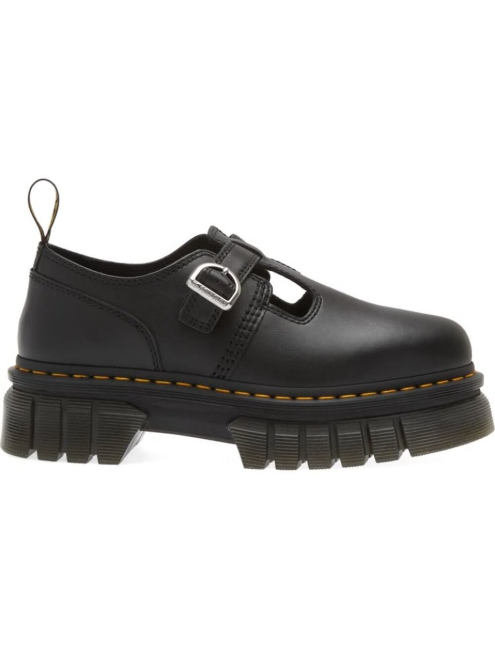 Dr. Martens Women's Audrick T-Bar Platform Mary Jane Shoes in Black Size 9